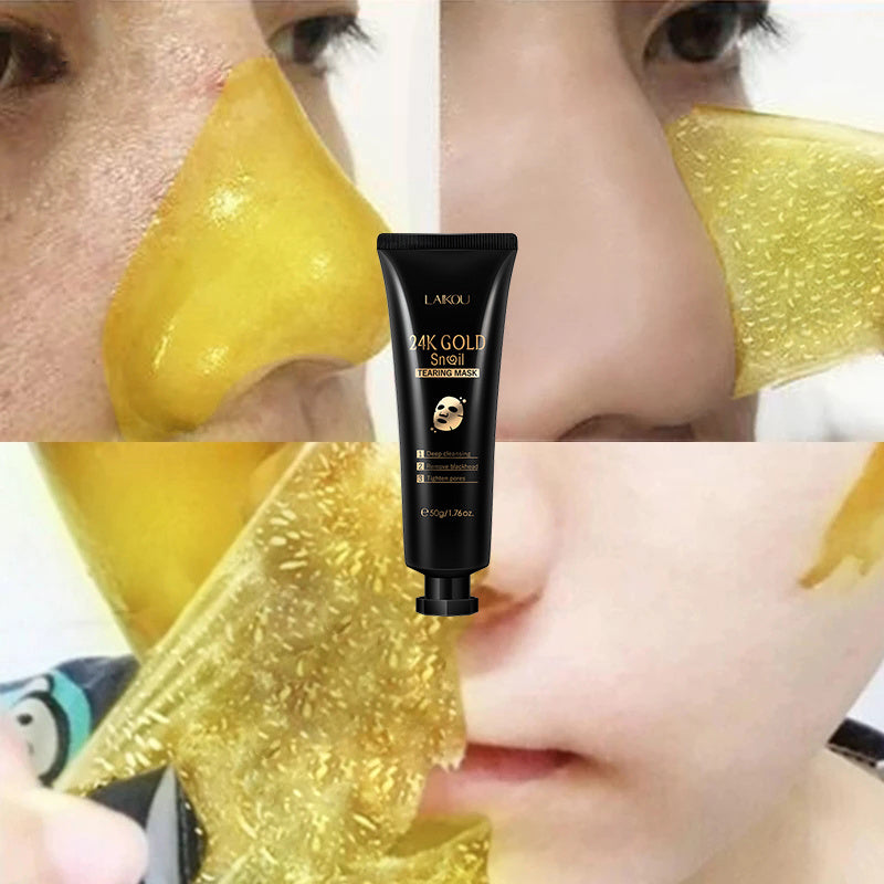 Hydrating Gold Foil Snail Tear-Off Mask