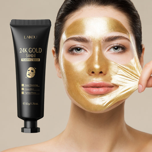 Hydrating Gold Foil Snail Tear-Off Mask
