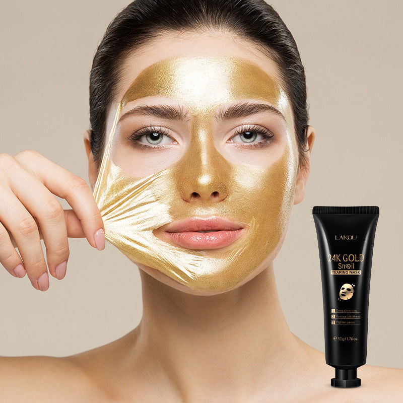 Hydrating Gold Foil Snail Tear-Off Mask