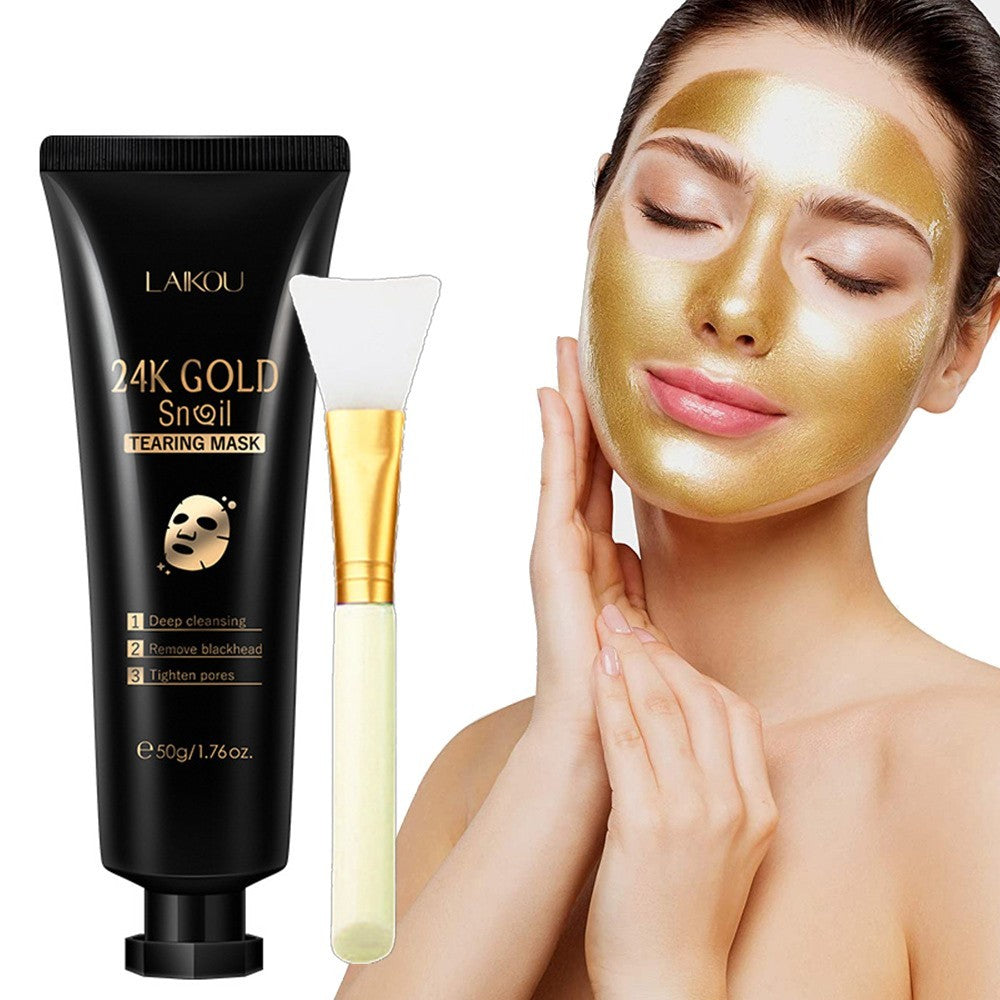Hydrating Gold Foil Snail Tear-Off Mask