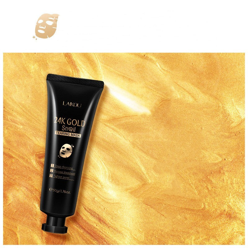Hydrating Gold Foil Snail Tear-Off Mask