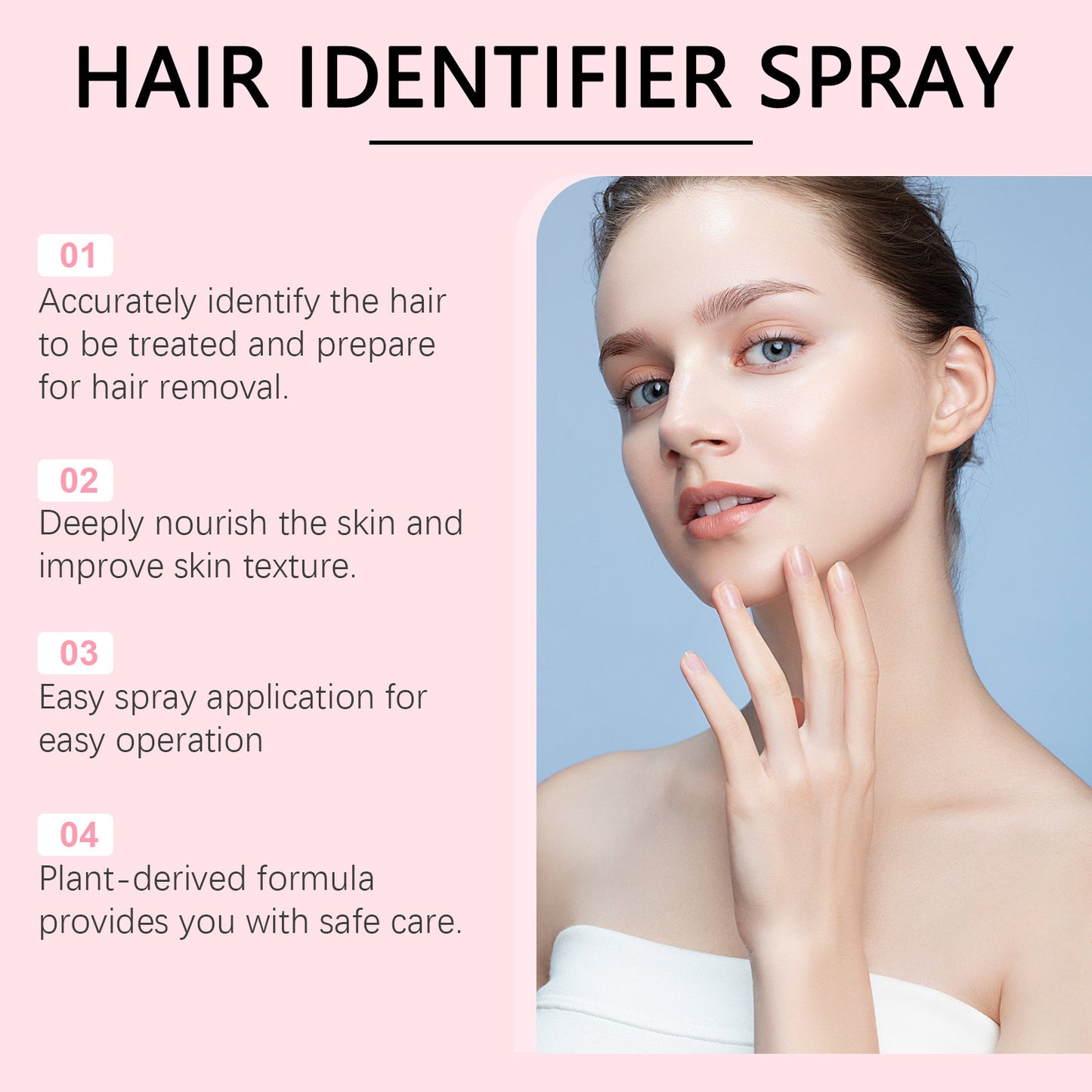 Hair Identifier Spray For Face